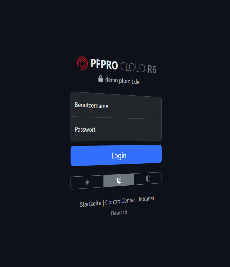 PFPRO Cloud R6 ControlCenter